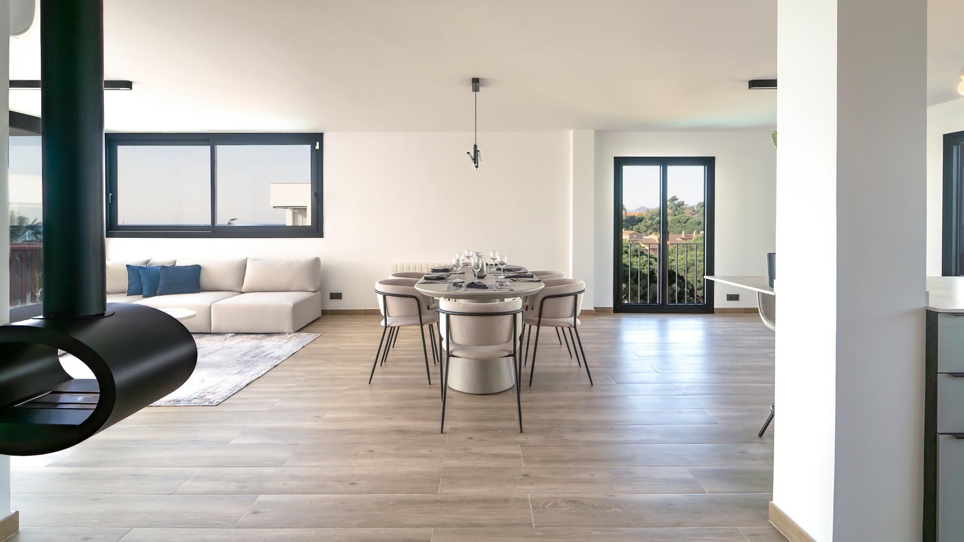 Dining room of Flat for sale in Sant Andreu de Llavaneres  with Air Conditioner, Heating and Terrace