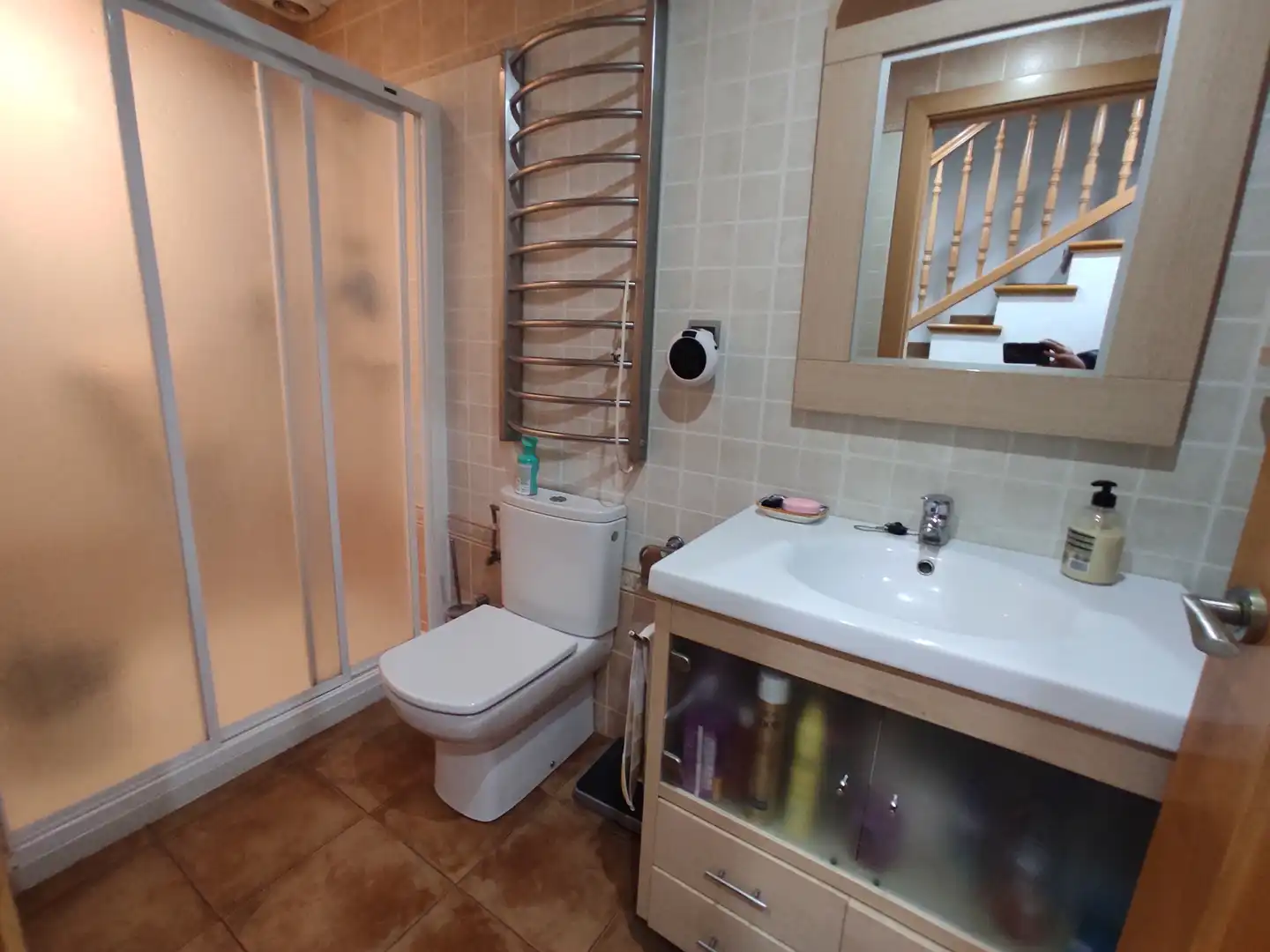 Bathroom of Houses for sale in Capçanes  with Air Conditioner, Heating and Terrace