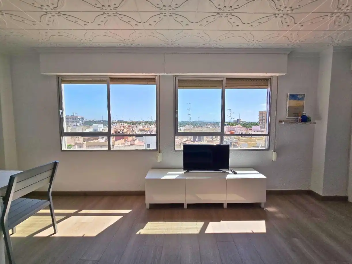 Sala de estar de Piso de alquiler en Elche / Elx con Amueblado y Balcón
