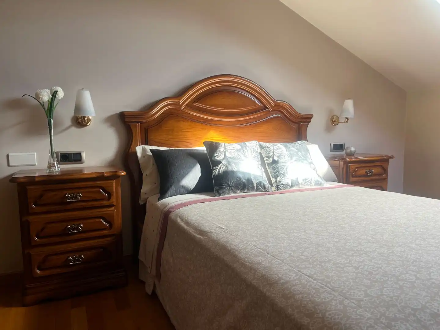 Bedroom of Duplexes for sale in Monforte de Lemos  with Heating, Private garden and Parquet flooring