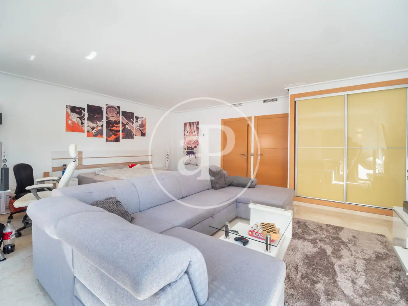 Sala de estar de Casa o chalet en venta en Gilet con Aire acondicionado, Calefacción y Jardín privado