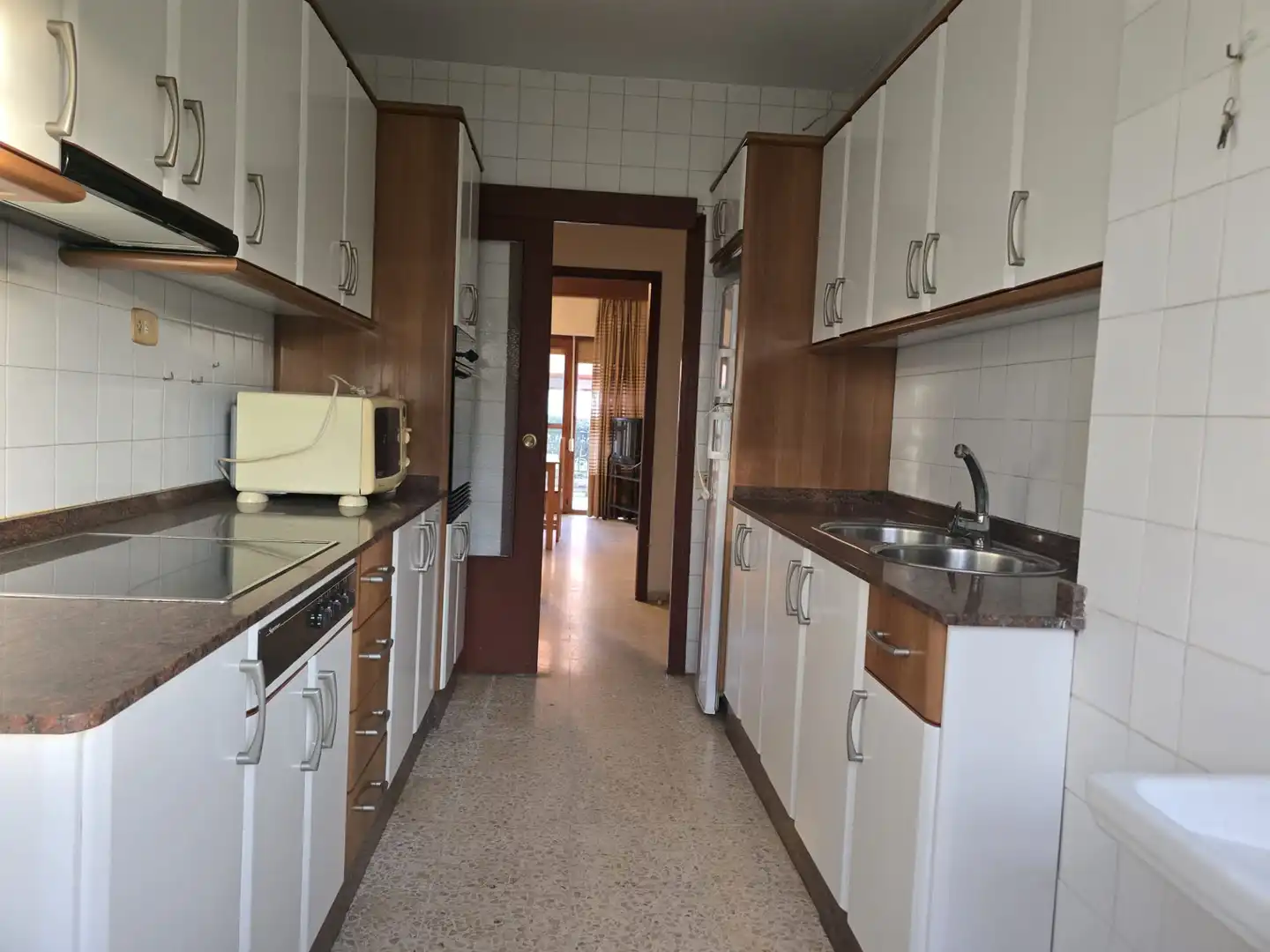 Cocina de Planta baja en venta en Castellón de la Plana / Castelló de la Plana con Amueblado y Balcón