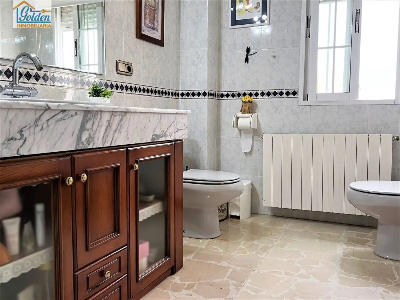 Bany de Casa o xalet en venda en Don Benito amb Aire condicionat, Jardí privat i Terrassa