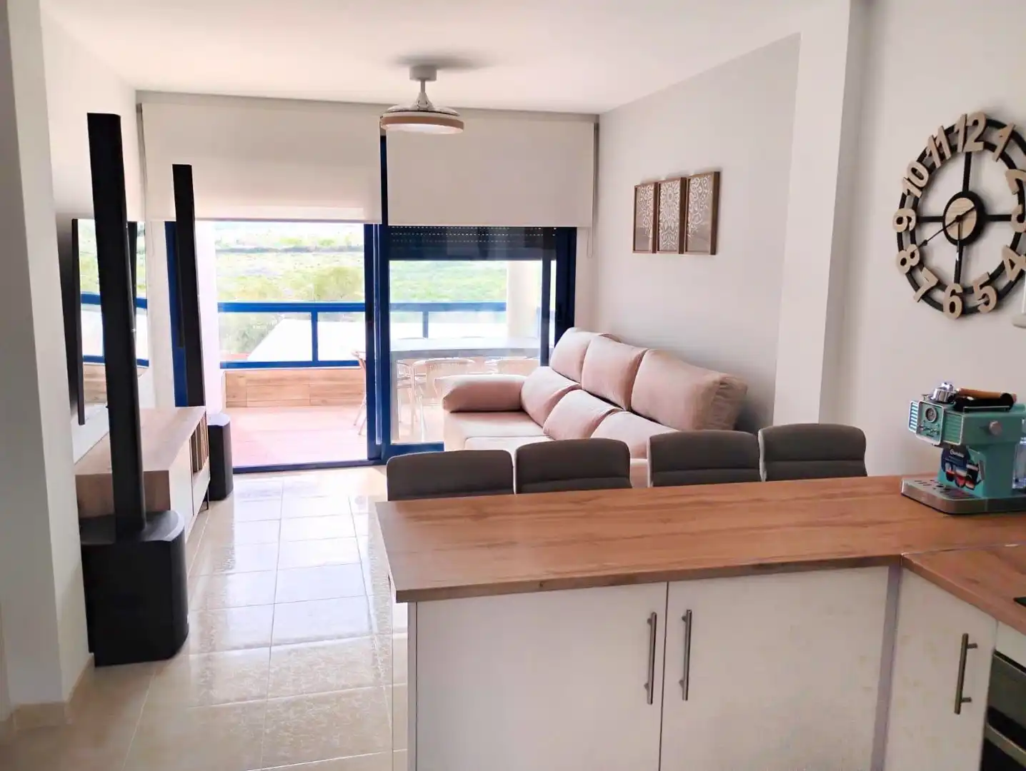 Wohnzimmer von Wohnung zur Miete in Cartagena mit Klimaanlage, Heizung und Möbliert