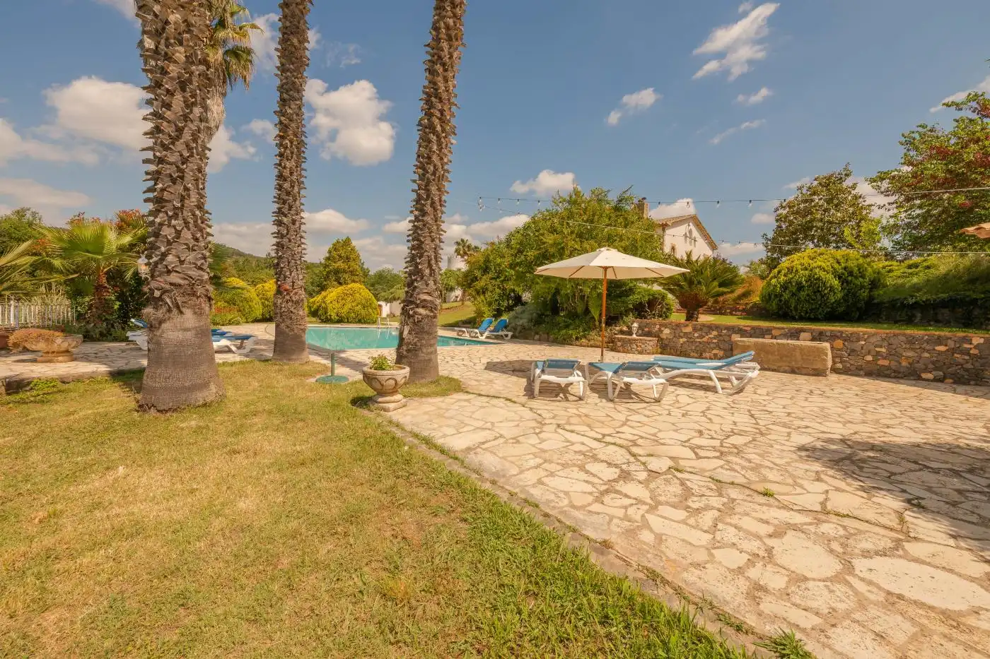 Jardí de Finca rústica en venda en Riudarenes amb Aire condicionat, Calefacció i Jardí privat