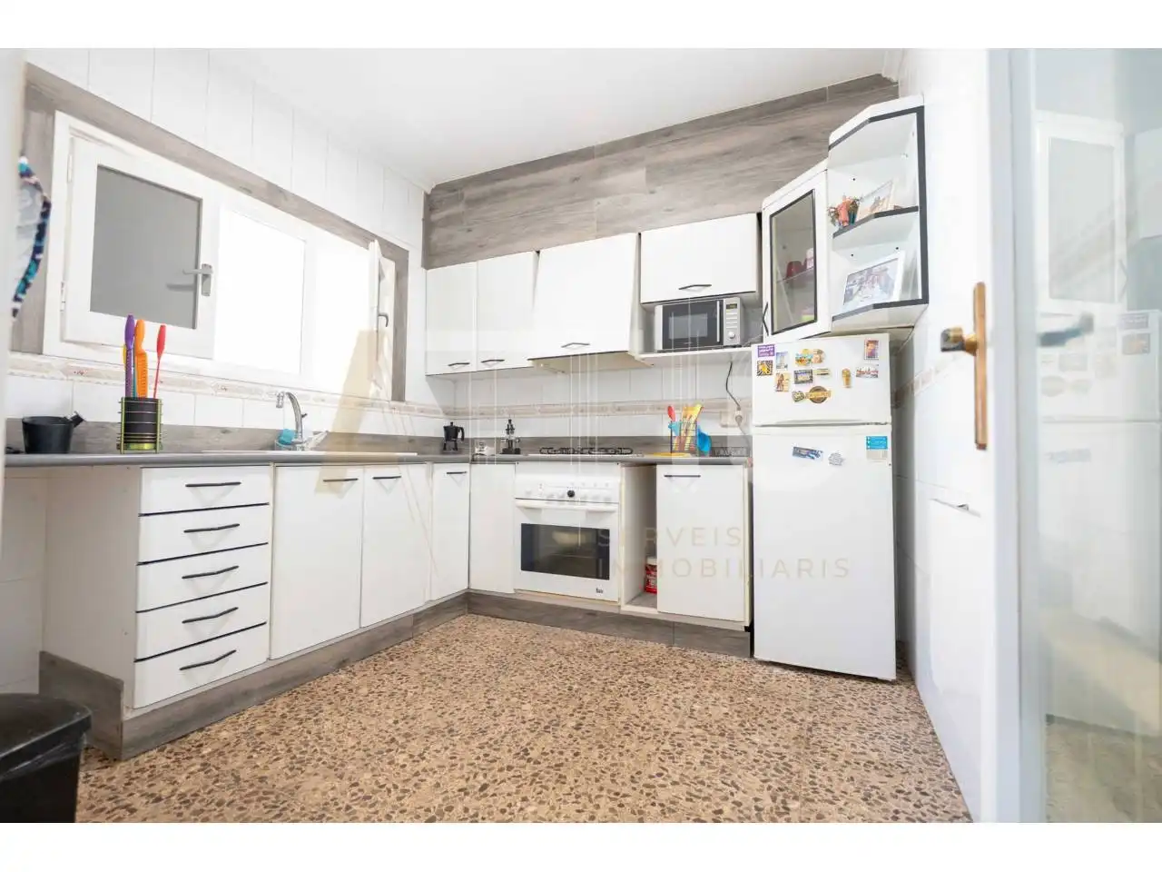 Cuina de Casa o xalet en venda en Sabadell amb Calefacció, Terrassa i Traster