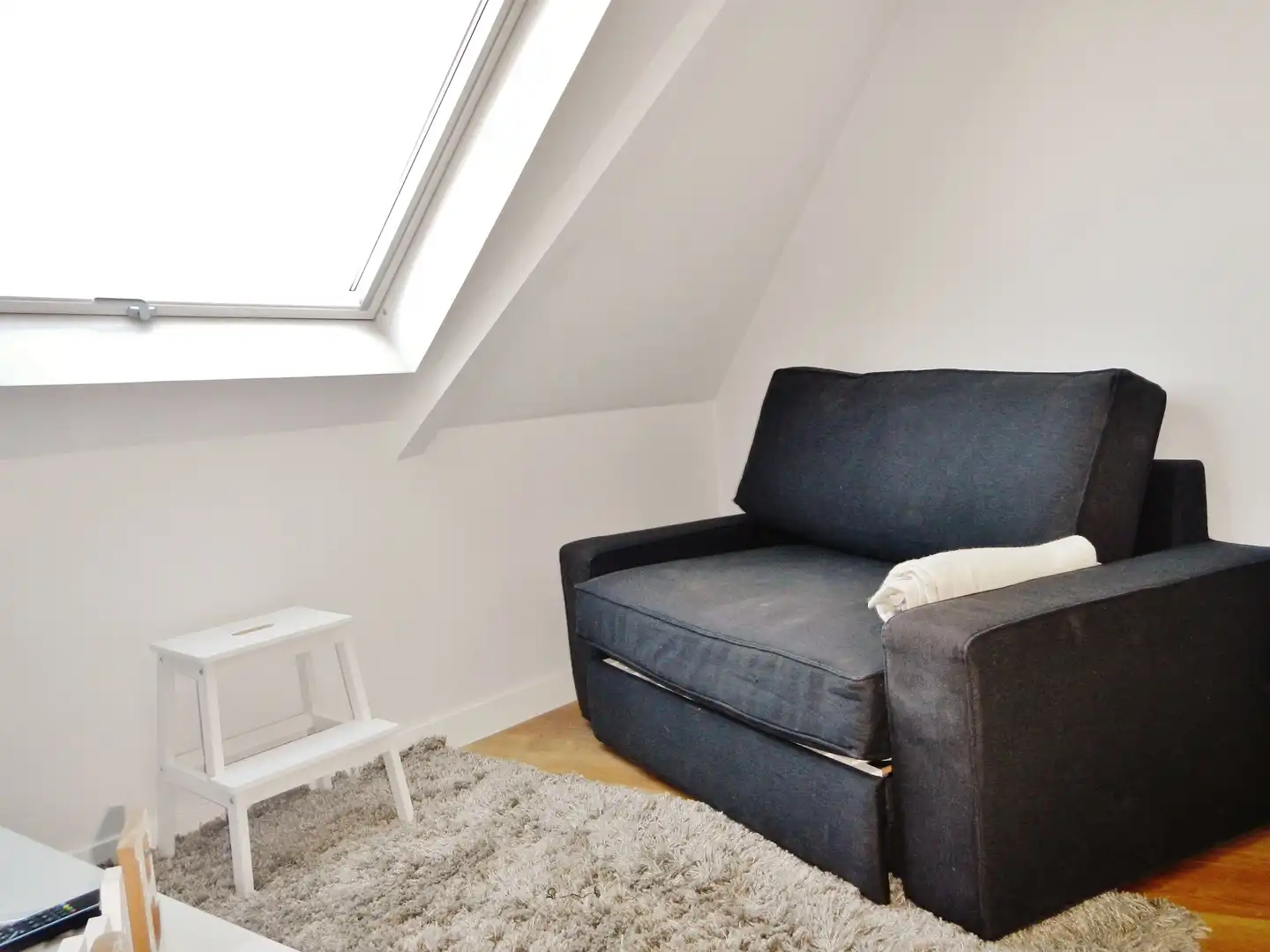 Living room of Attic for rent in Madrid  with Air Conditioner, Heating and Furnished