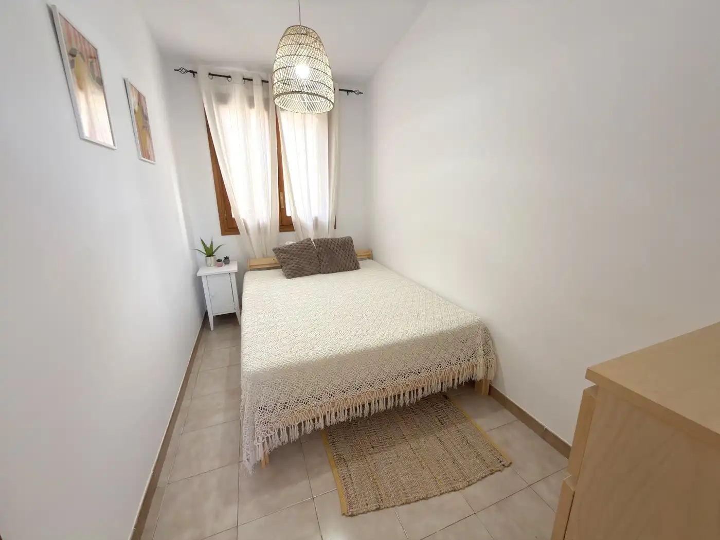 Bedroom of Detached homes for sale in Cunit  with Air Conditioner, Parquet flooring and Terrace