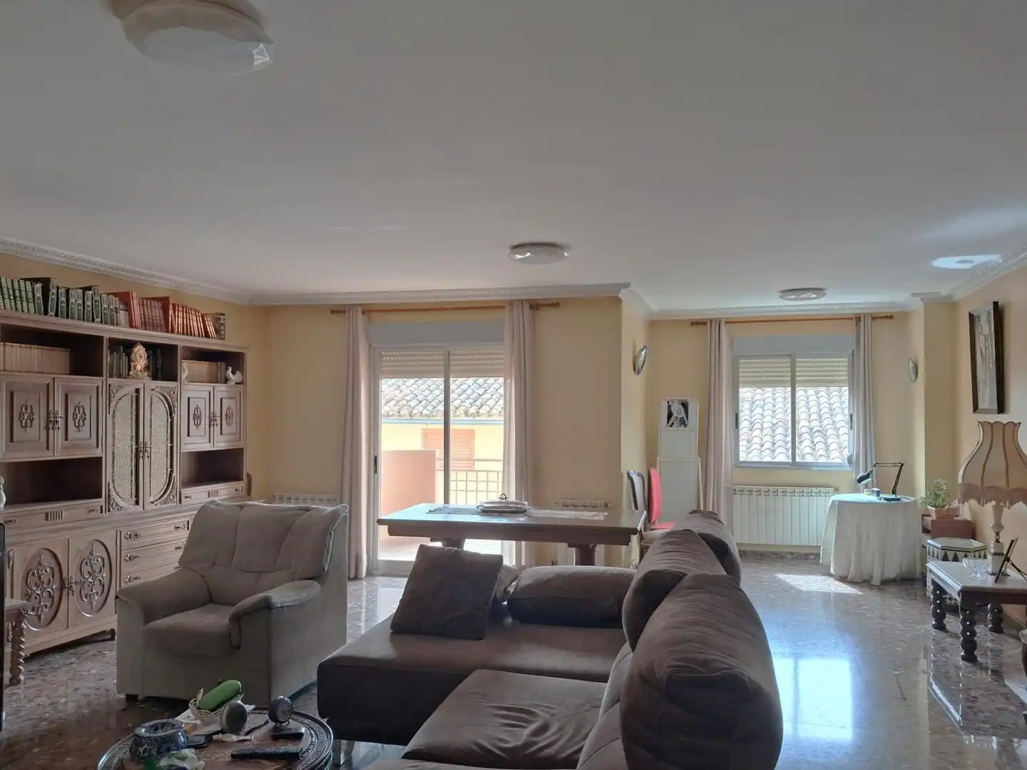 Sala de estar de Casa adosada en venta en Requena, Valencia