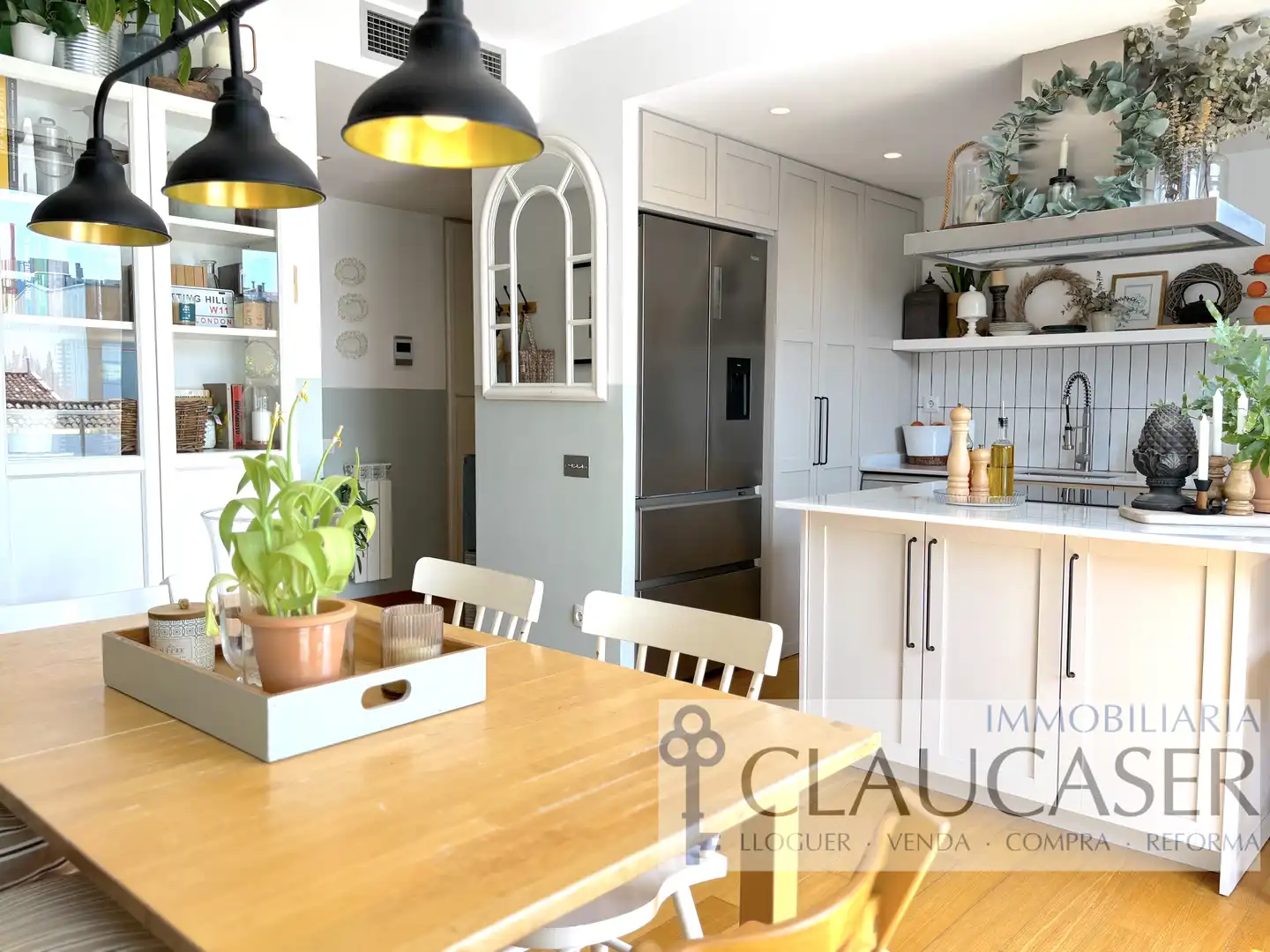 Küche von Wohnung zum Verkauf in Sabadell mit Heizung, Privatgarten und Terrasse