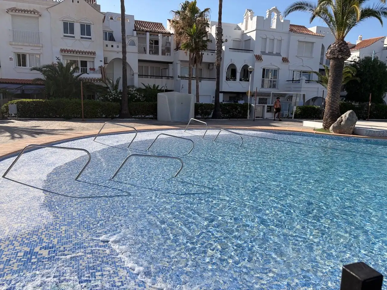 Swimming pool of Apartments for sale in Roquetas de Mar  with Air Conditioner, Heating and Terrace