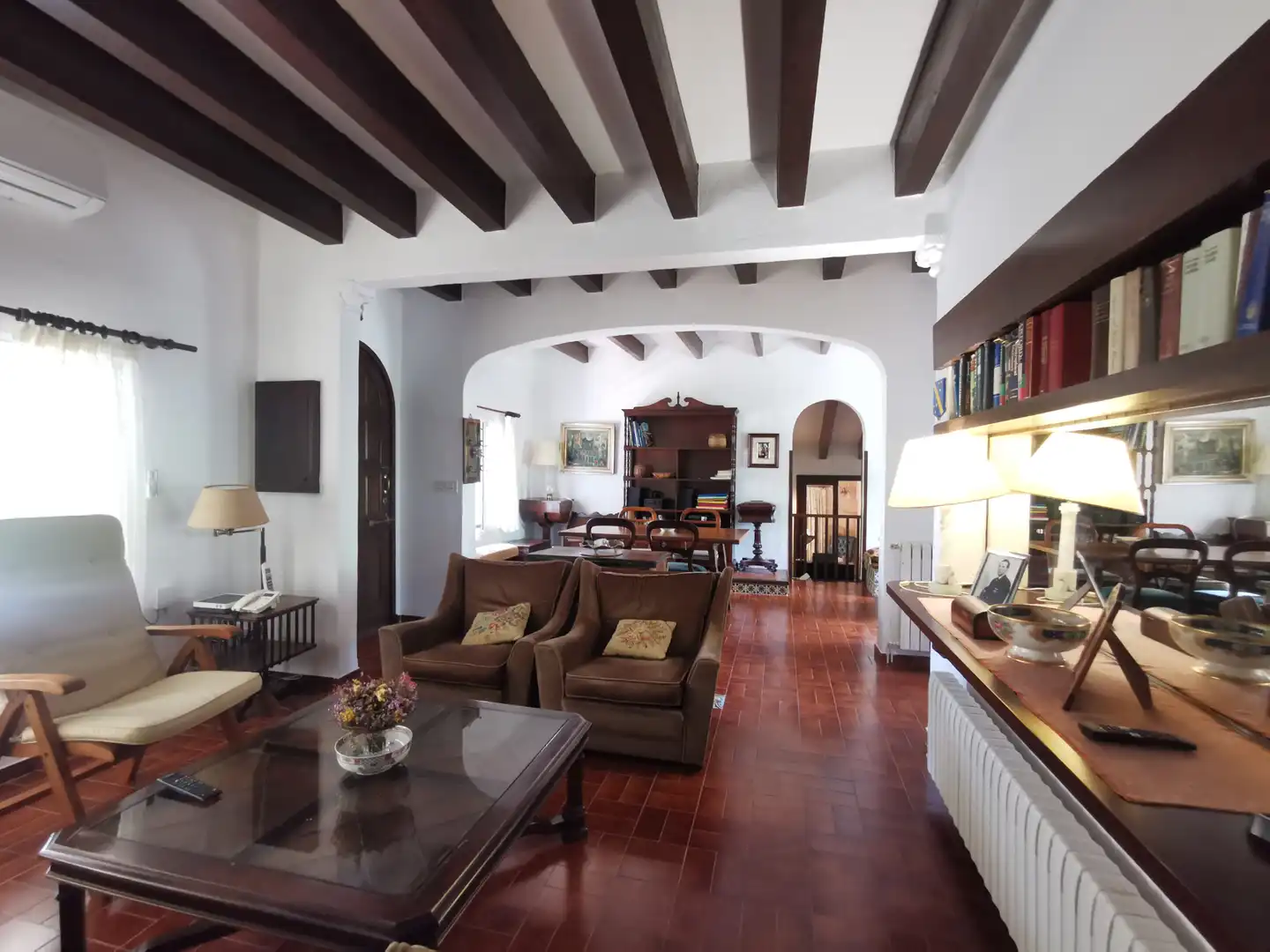 Sala d'estar de Finca rústica en venda en Sant Lluís amb Aire condicionat, Calefacció i Jardí privat