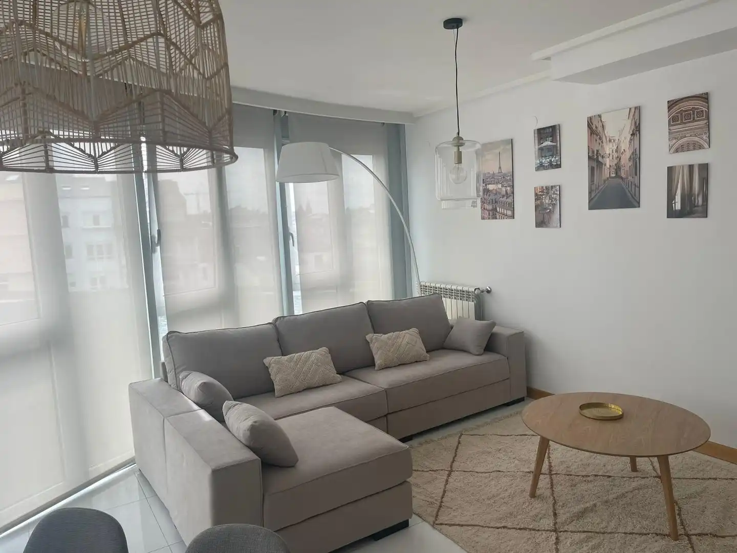 Sala de estar de Piso de alquiler en Lugo con Amueblado