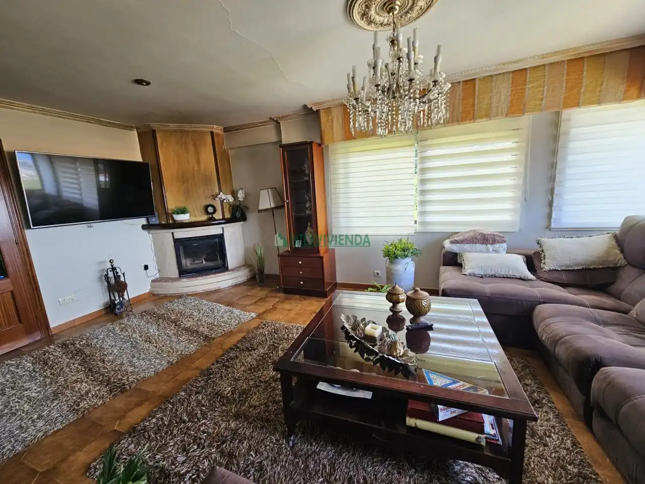 Sala de estar de Casa o chalet en venta en Vigo  con Calefacción, Jardín privado y Terraza