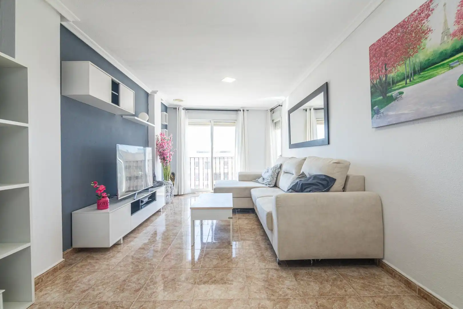 Sala de estar de Piso en venta en Elche / Elx con Calefacción y Balcón