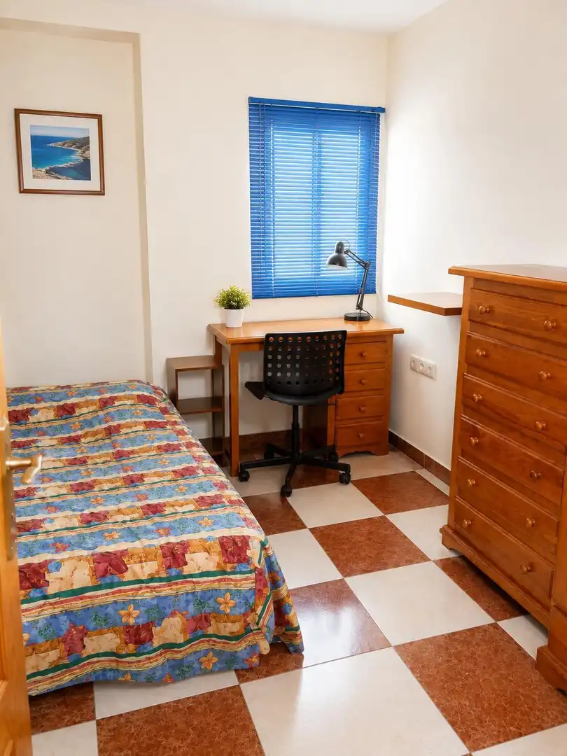 Bedroom of Flat for rent in Málaga  with Private garden, Terrace and Furnished