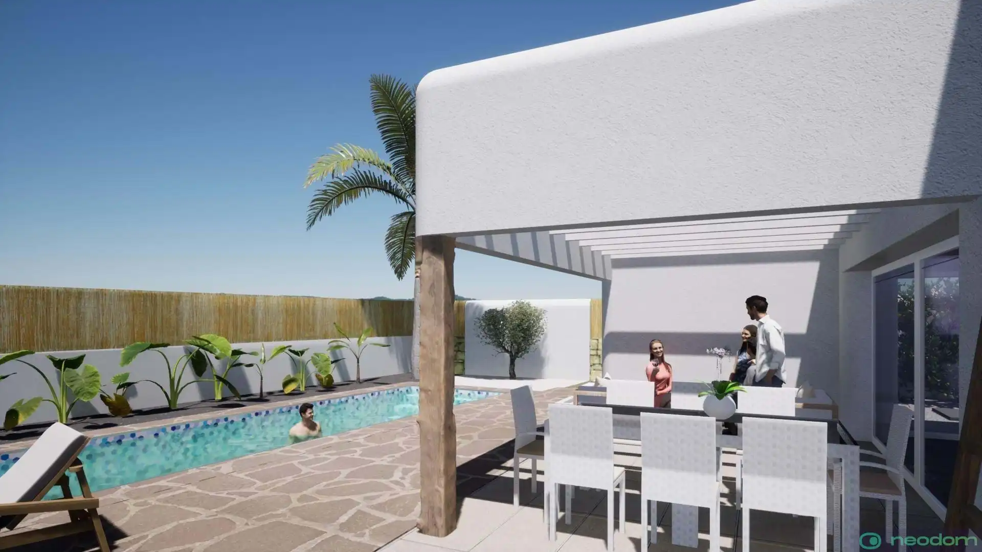 Terraza de Casa o chalet en venta en Pueblo - Urbanizaciones