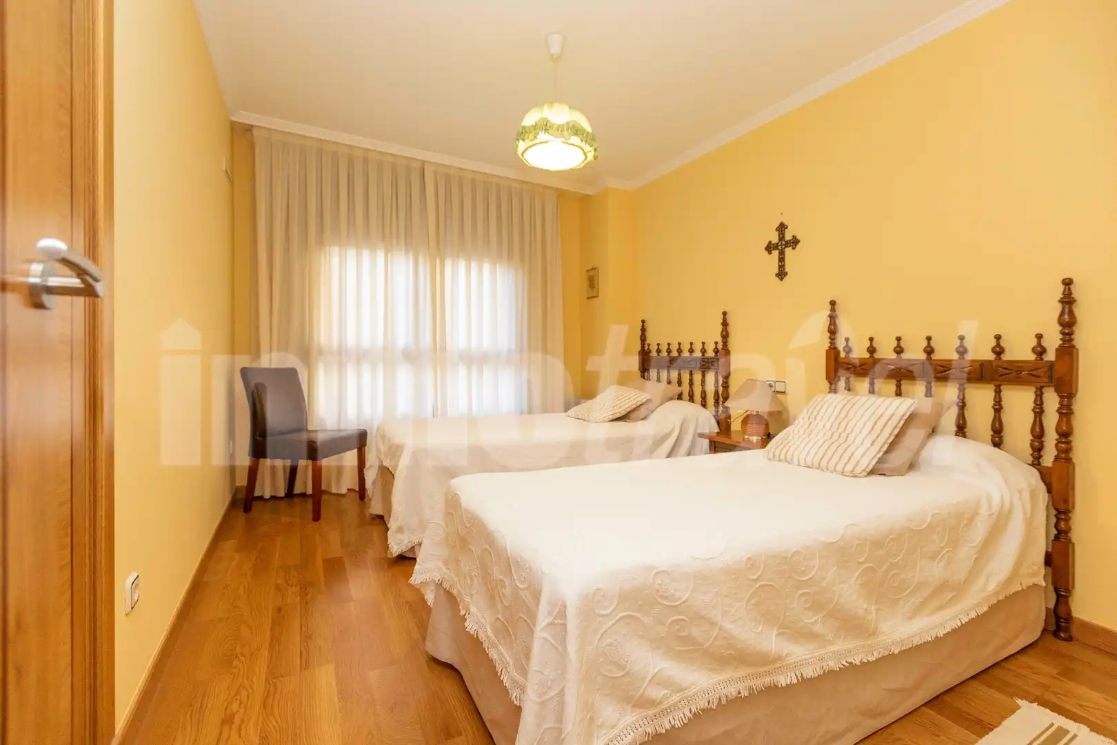 Dormitori de Apartament en venda en Sanxenxo amb Aire condicionat, Parquet i Terrassa