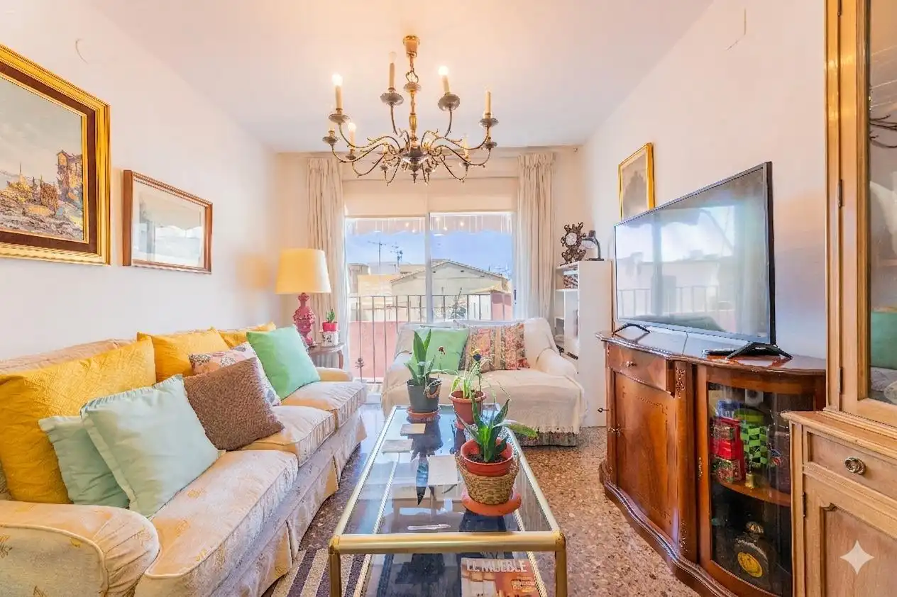 Living room of Flat for sale in La Pobla de Vallbona  with Balcony