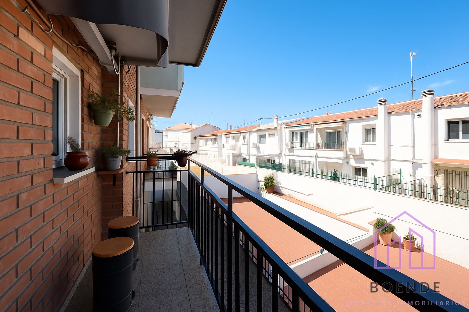 Balcony of Flat for sale in  Madrid Capital  with Terrace, Furnished and Microwave