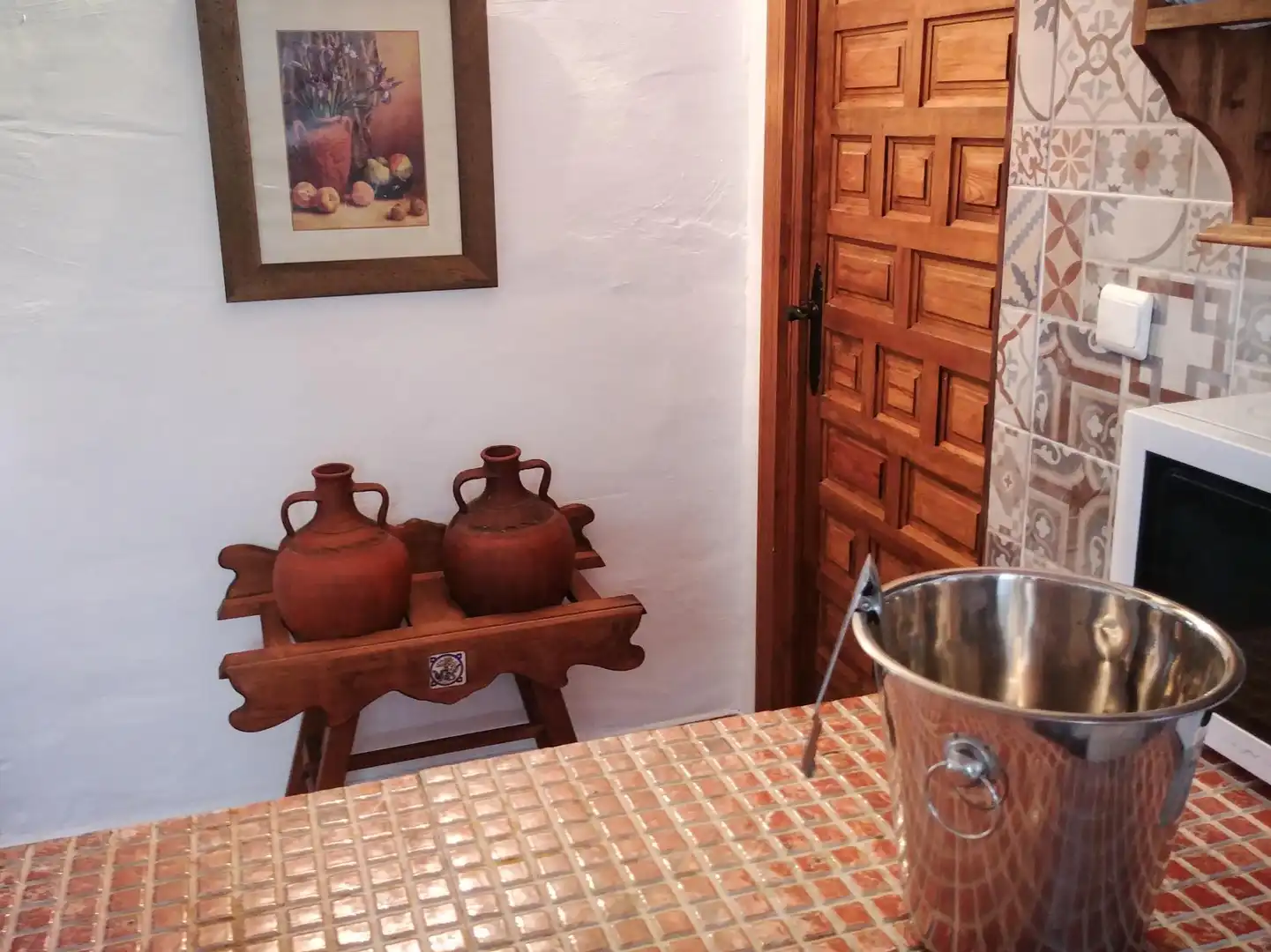 Cocina de Finca rústica en venta en Almogía con Aire acondicionado, Terraza y Piscina