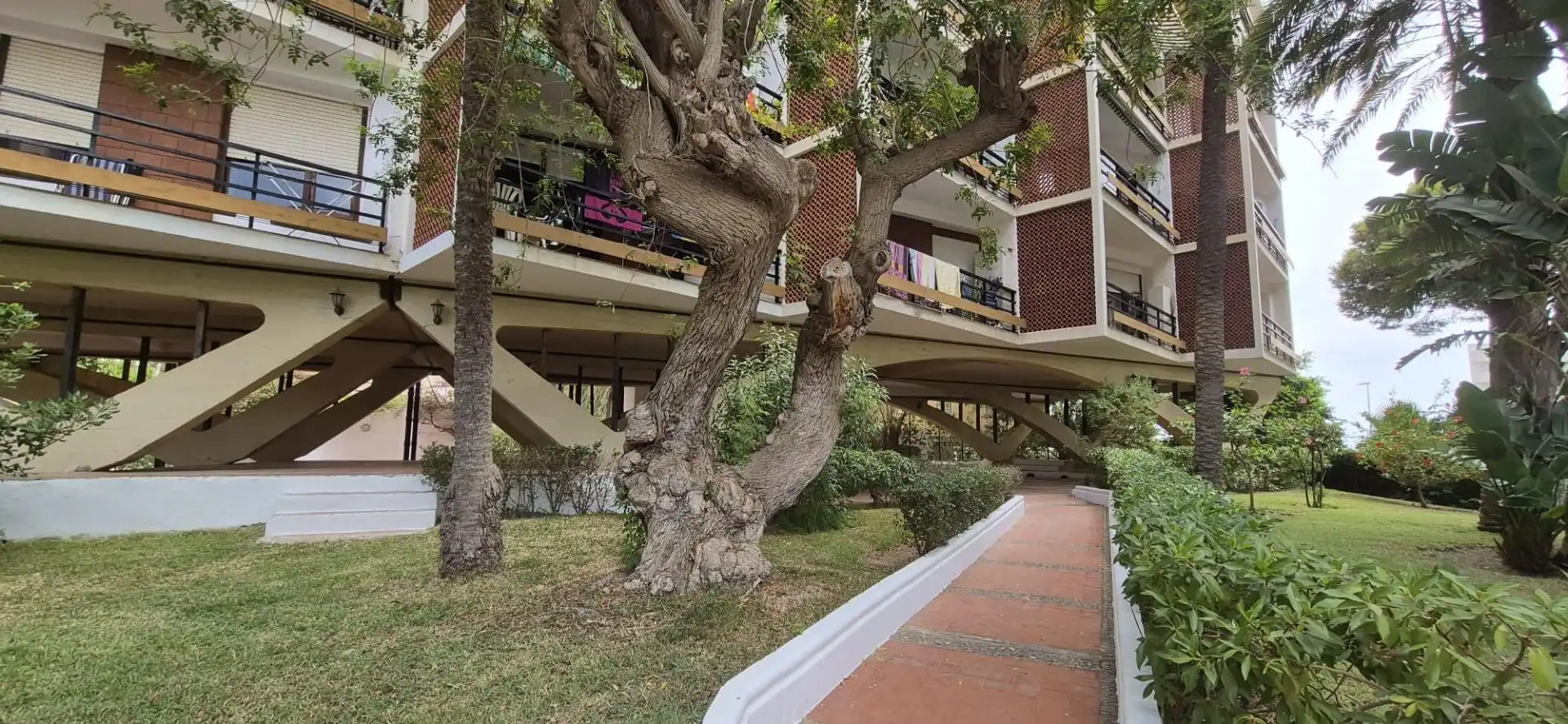 Vista exterior de Piso en venta en Roquetas de Mar con Terraza y Amueblado