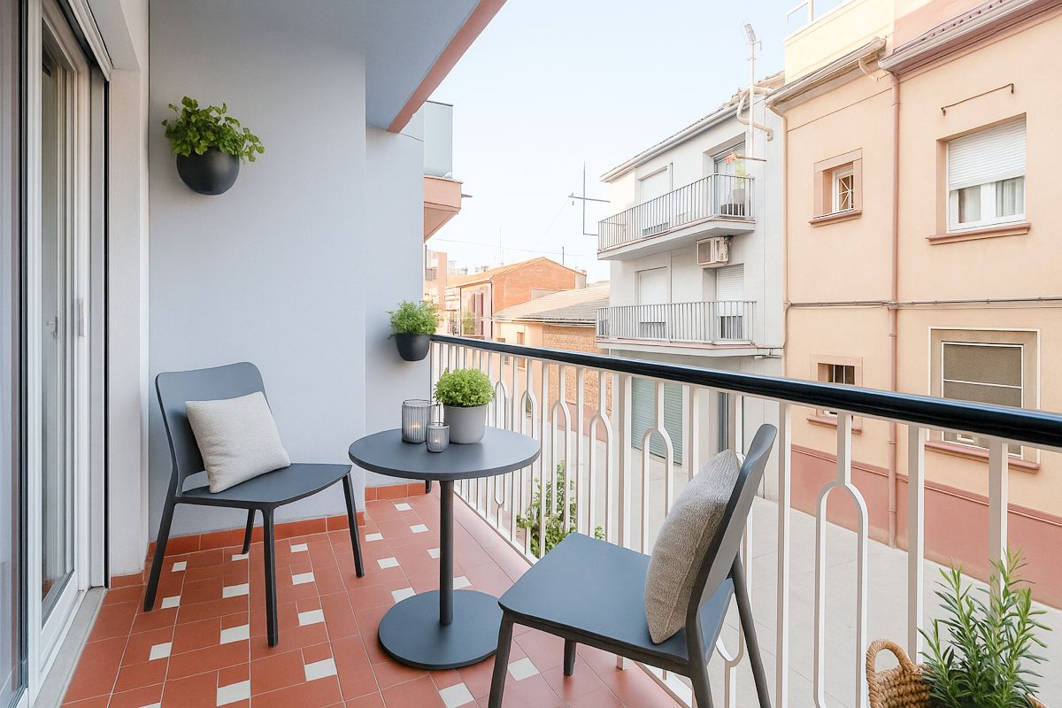 Balcony of Flat for sale in Mollet del Vallès  with Air Conditioner, Heating and Storage room