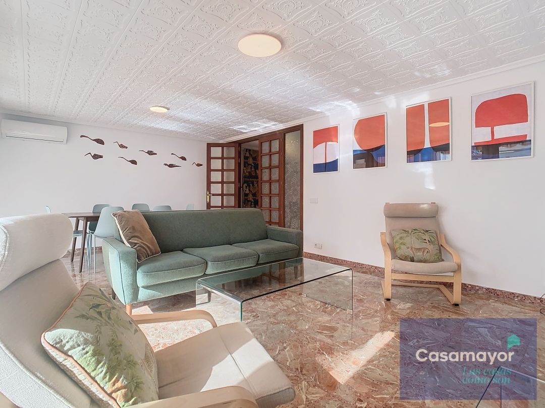 Living room of Flat to rent in Alicante / Alacant  with Air Conditioner, Heating and Terrace