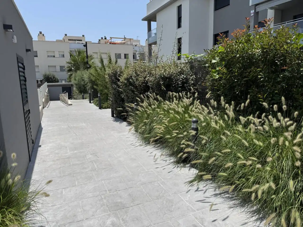 Terrace of Flat for rent in Cubelles  with Air Conditioner, Heating and Parquet flooring