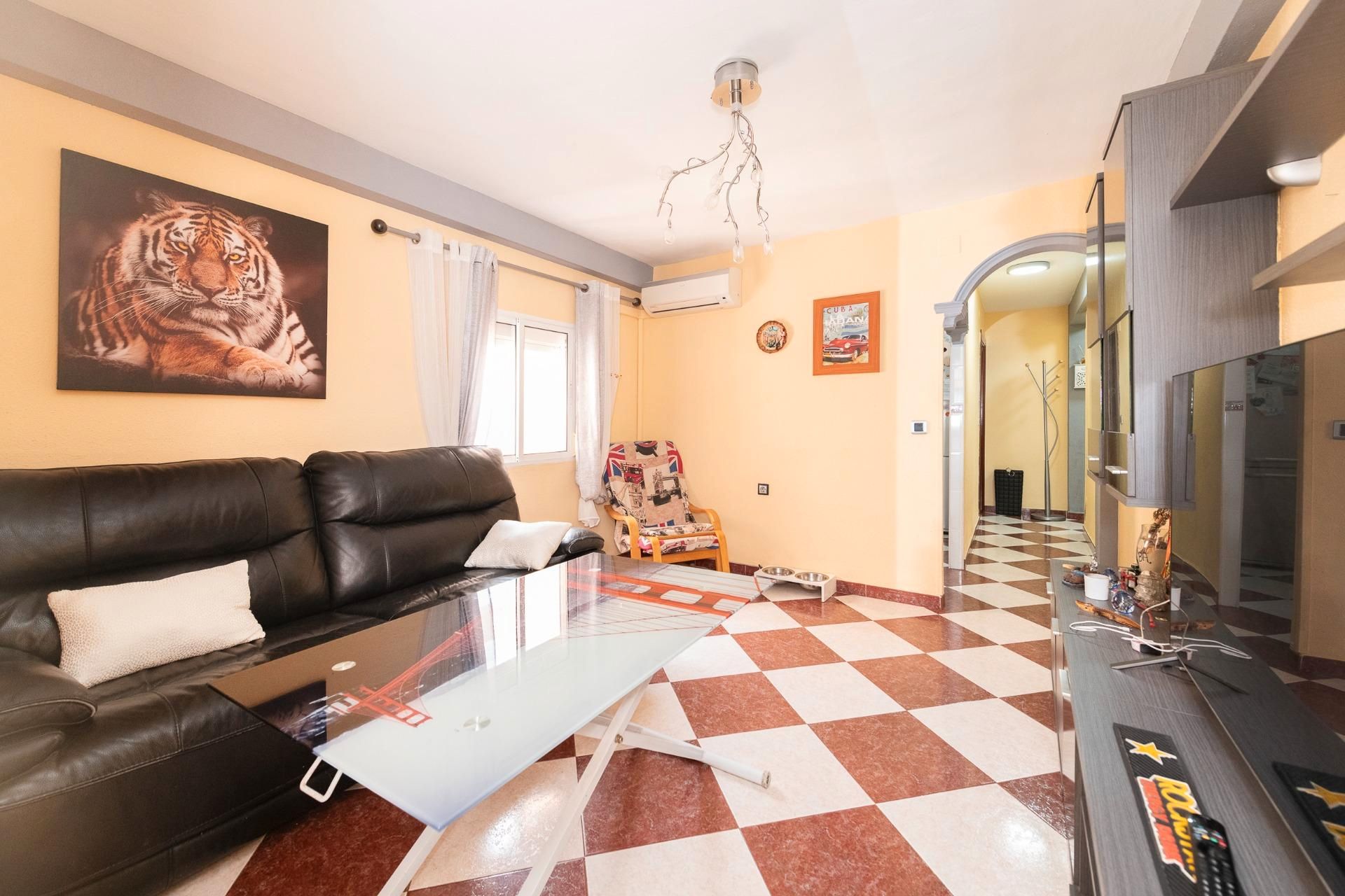Living room of Flat for sale in Málaga Capital  with Storage room and Balcony