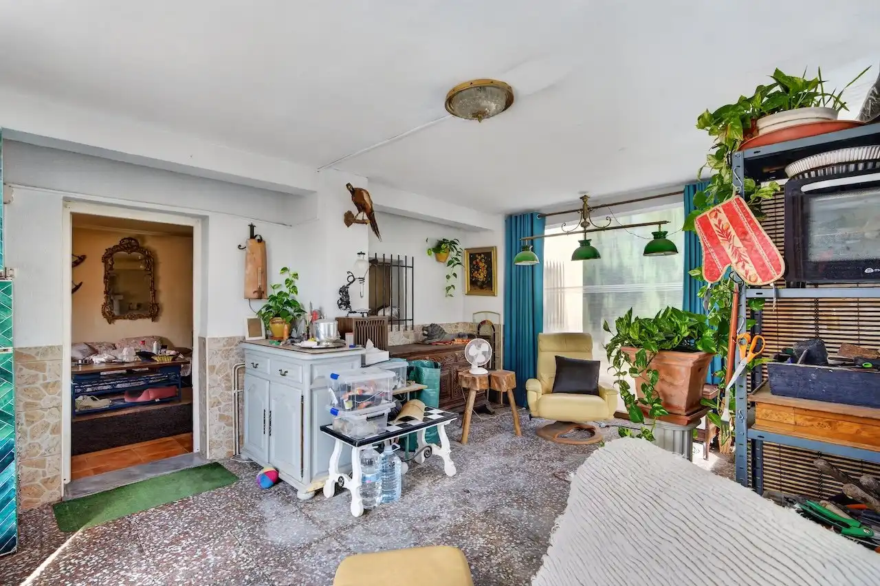 Wohnzimmer von Haus oder Chalet zum Verkauf in Elche / Elx mit Heizung, Privatgarten und Terrasse