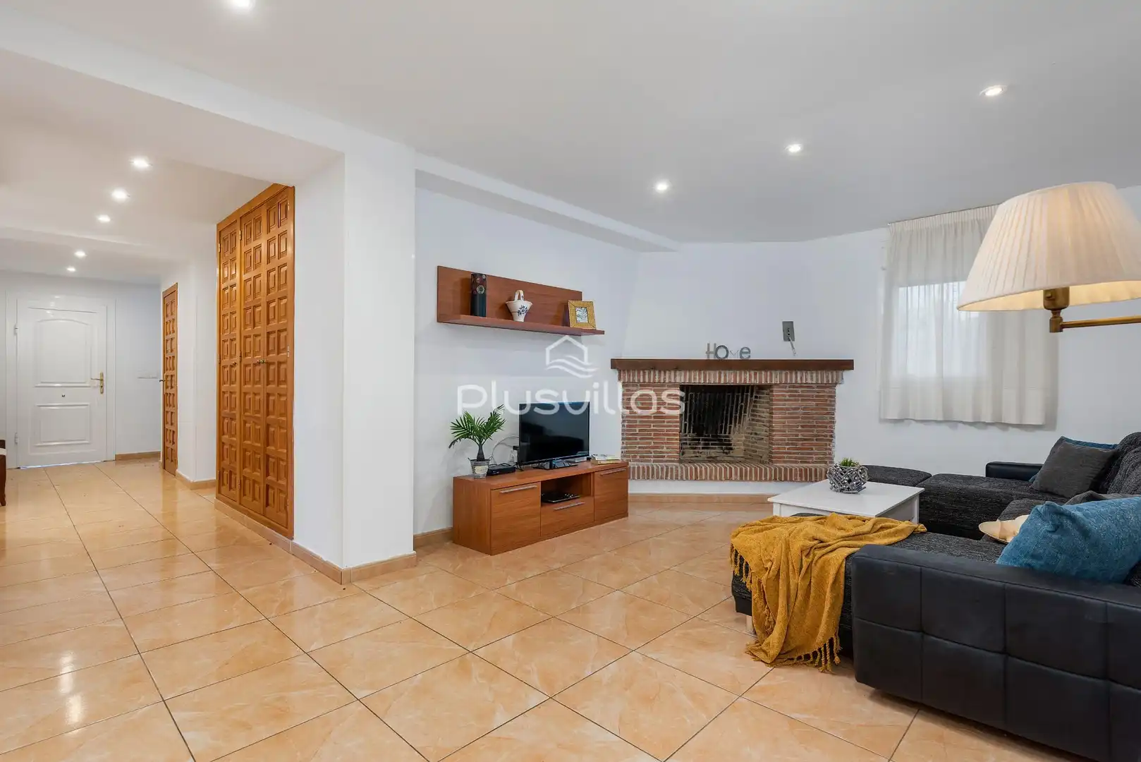 Sala d'estar de Casa o xalet en venda en Calpe / Calp