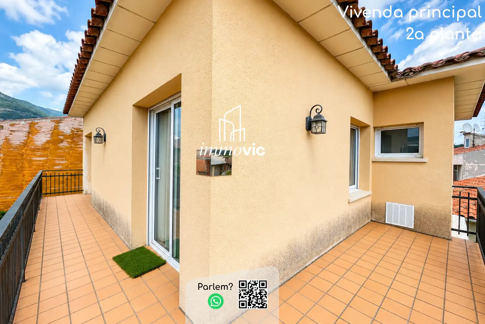 Terraza de Casa o chalet en venta en Centelles con Calefacción, Jardín privado y Parquet