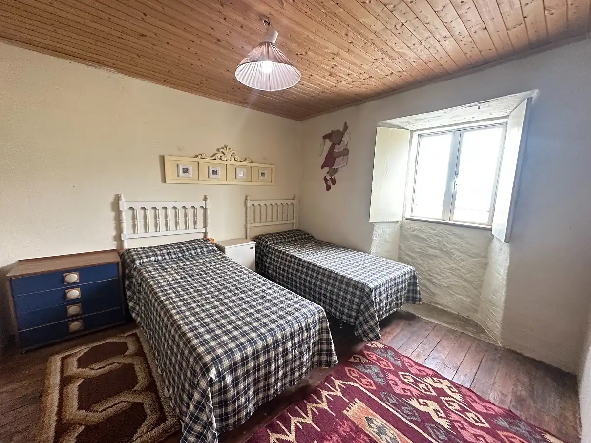 Habitación de Casa o chalet en venta en O Pino  con Jardín privado, Terraza y Amueblado