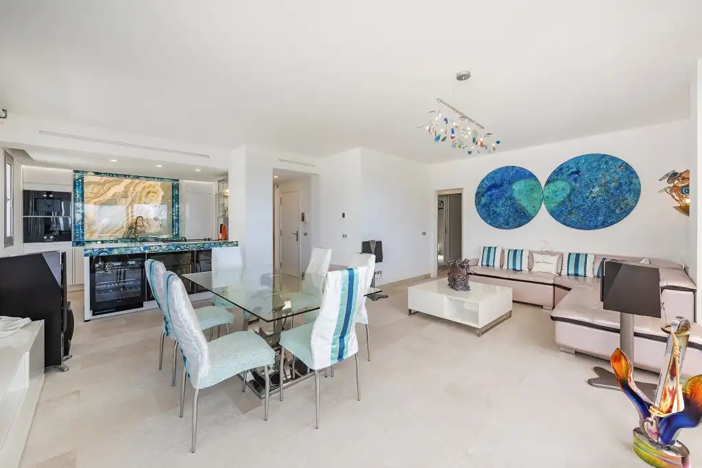 Esszimmer von Wohnungen zum Verkauf in Andratx mit Terrasse, Schwimmbad und Balkon
