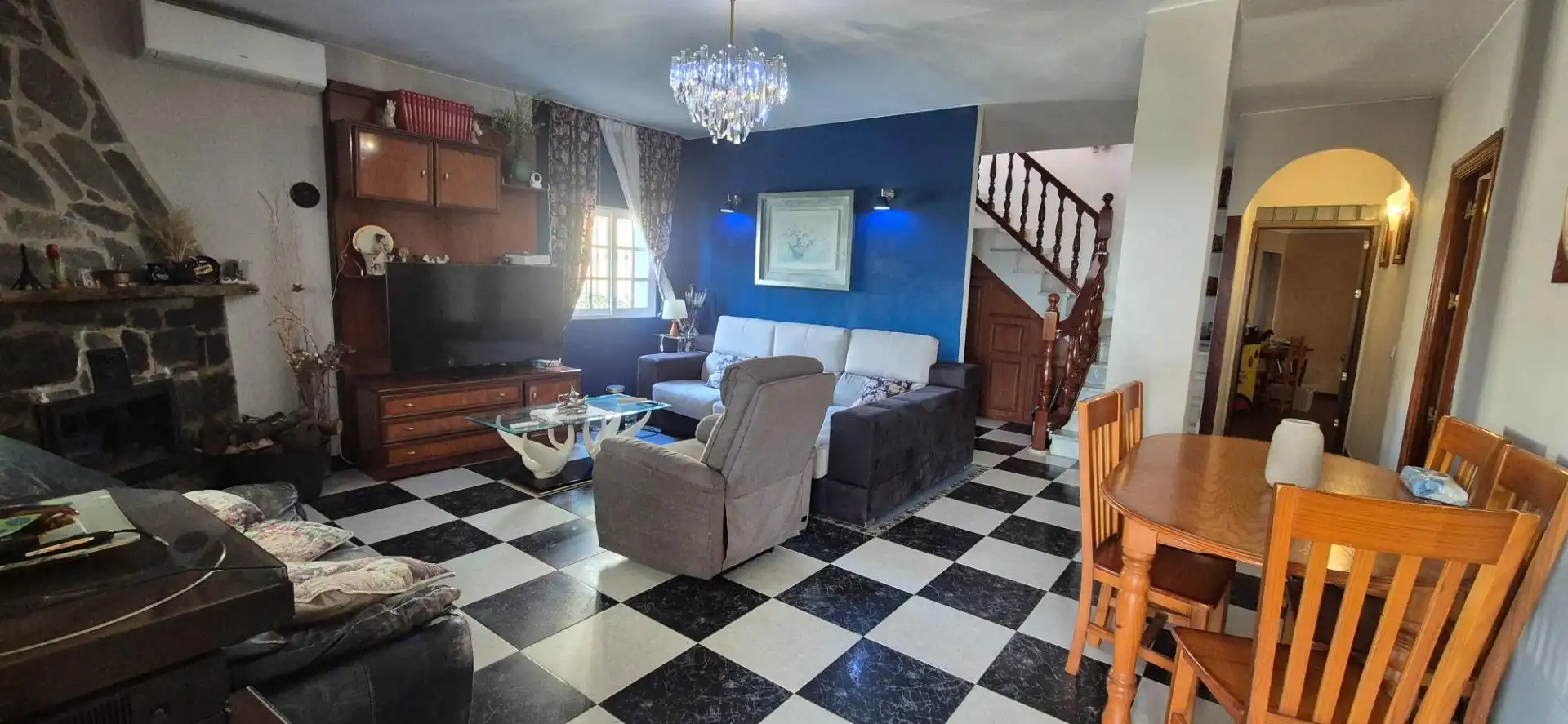 Sala de estar de Casa o chalet en venta en Málaga con Aire acondicionado, Jardín privado y Terraza
