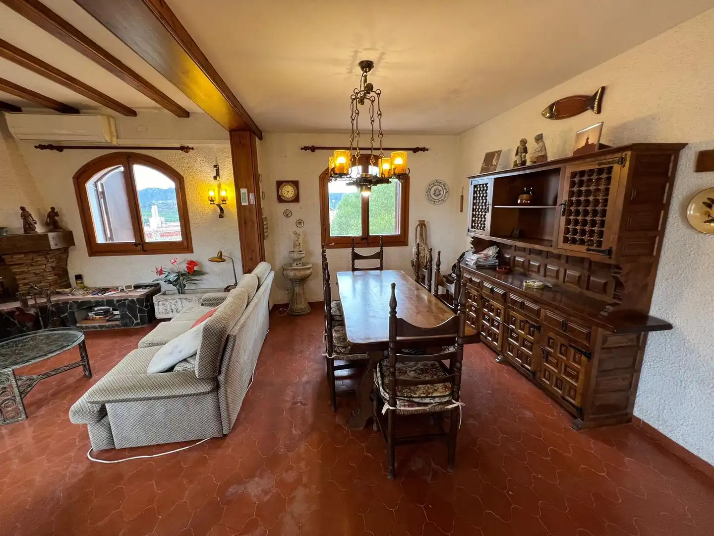 Comedor de Casa o chalet en venta en Llançà con Aire acondicionado, Calefacción y Jardín privado