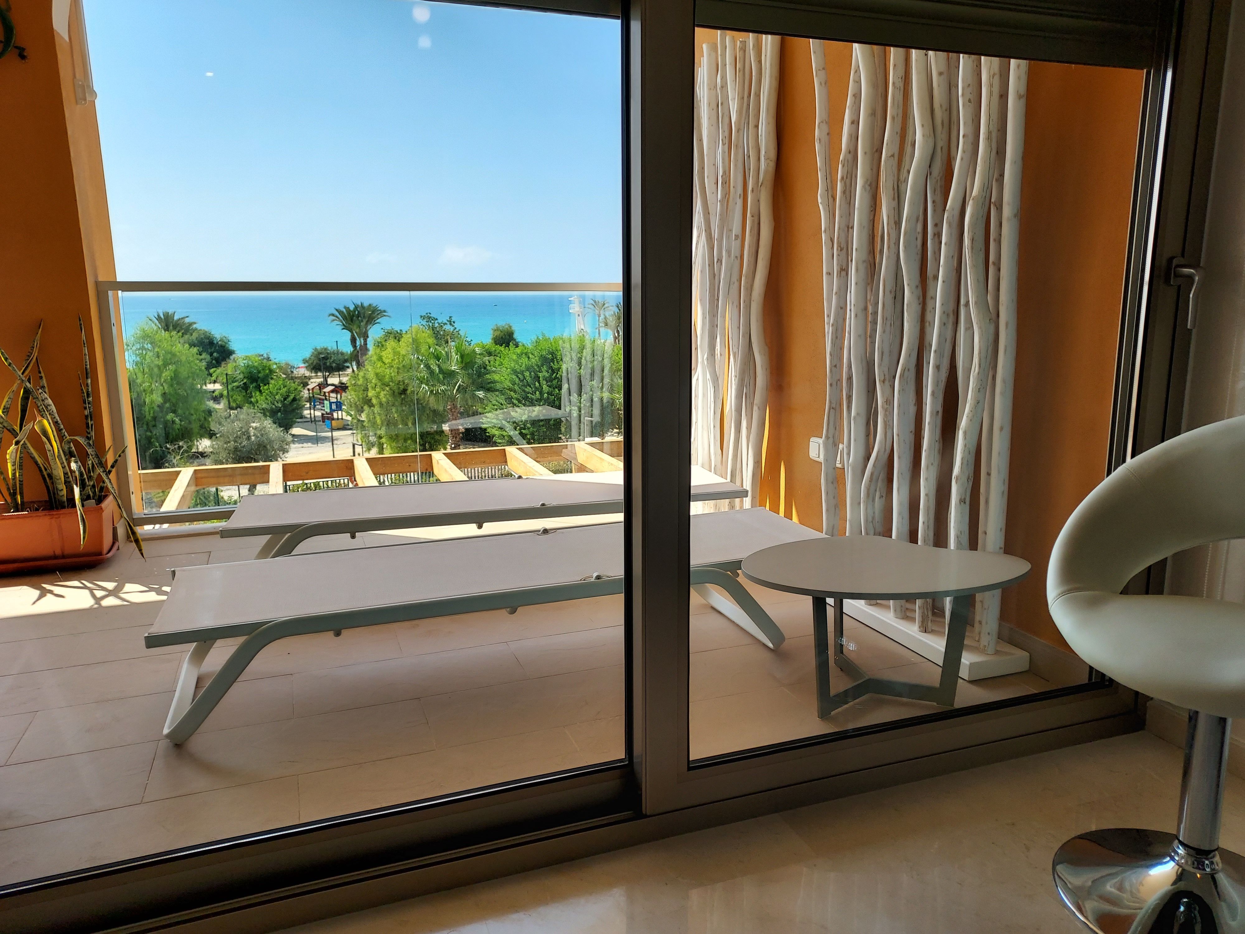 Bedroom of Flat to rent in Villajoyosa / La Vila Joiosa  with Air Conditioner, Terrace and Swimming Pool