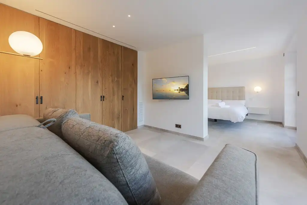 Habitación de Finca rústica en venta en Pollença con Aire acondicionado, Calefacción y Jardín privado