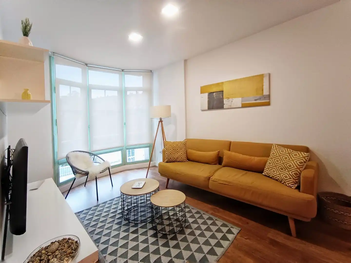 Sala de estar de Piso en venta en O Grove  , Pontevedra