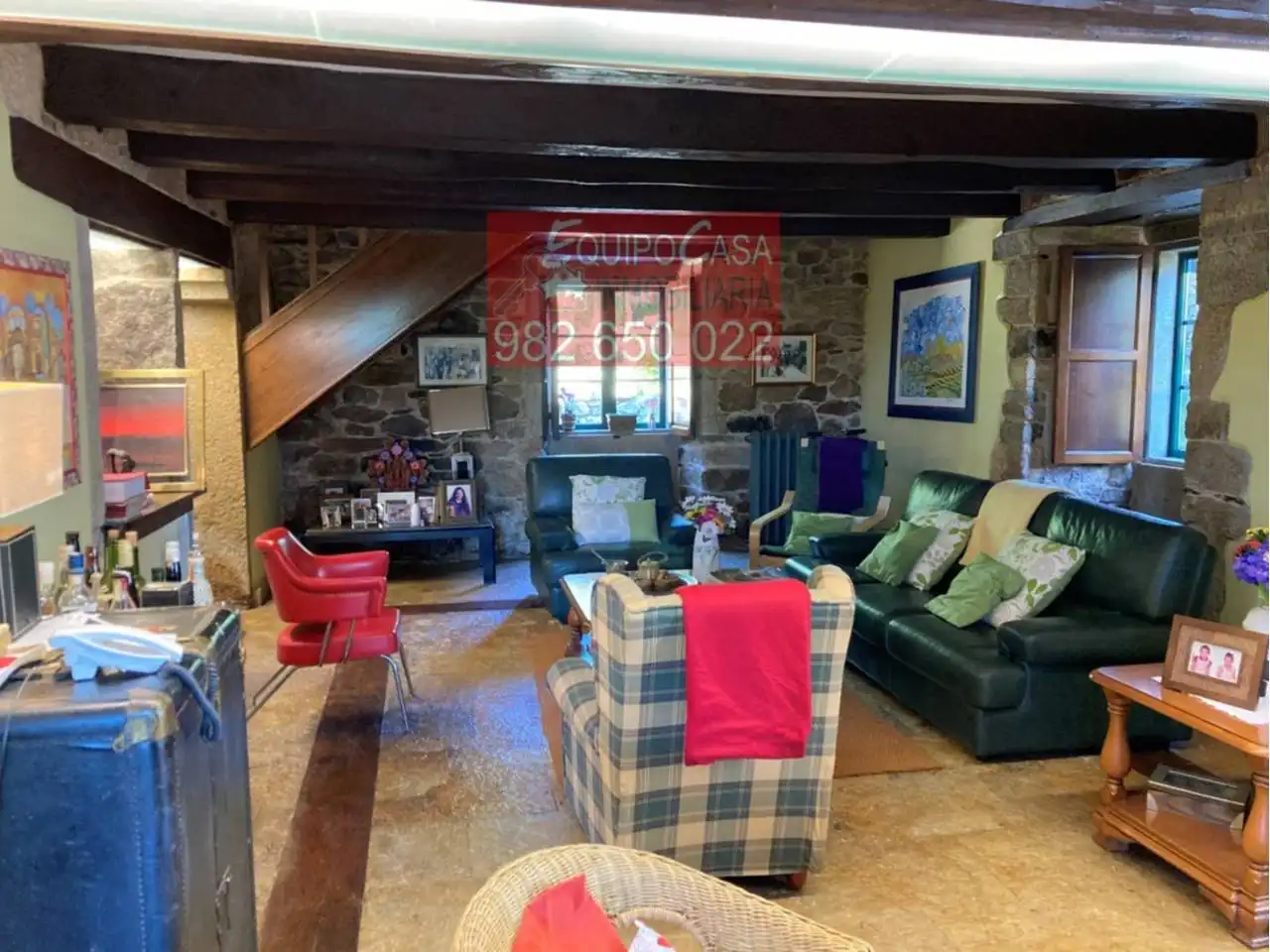 Sala de estar de Casa o chalet en venta en Lugo con Calefacción, Jardín privado y Terraza