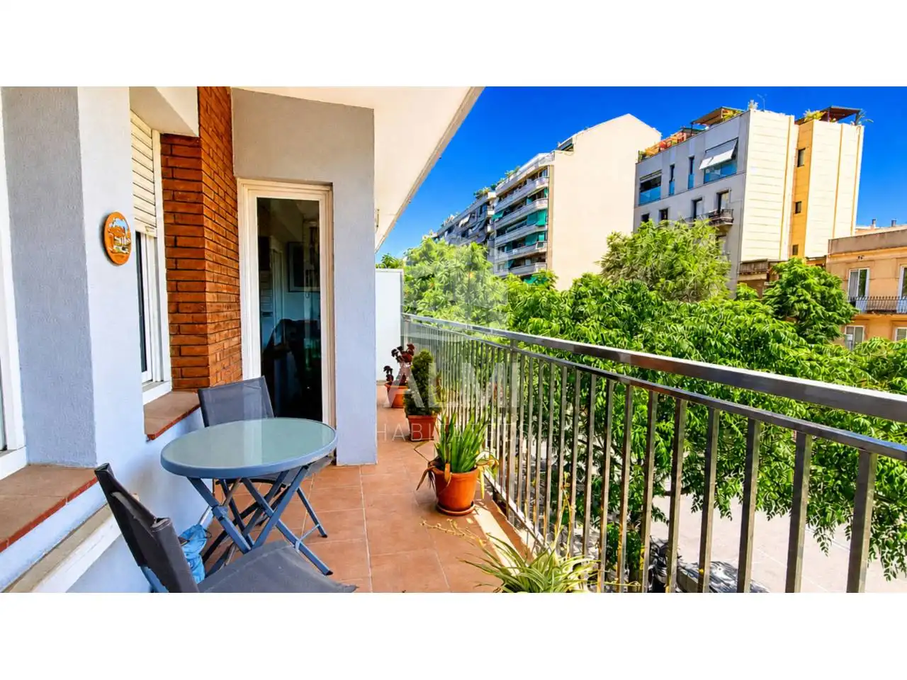 Balcony of Flat for rent in Barcelona  with Air Conditioner, Heating and Balcony