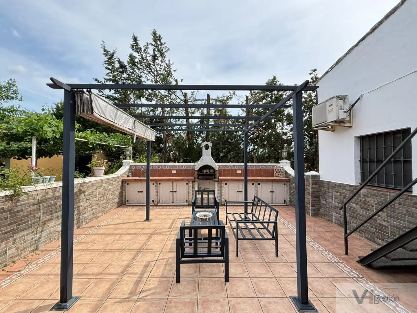 Terraza de Finca rústica en venta en Morón de la Frontera con Aire acondicionado, Calefacción y Terraza
