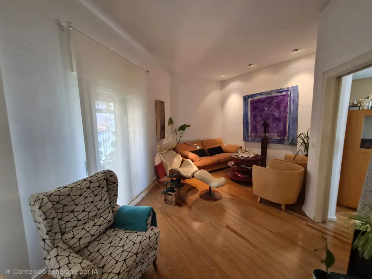 Sala de estar de Piso en venta en Mérida con Parquet, Trastero y Balcón