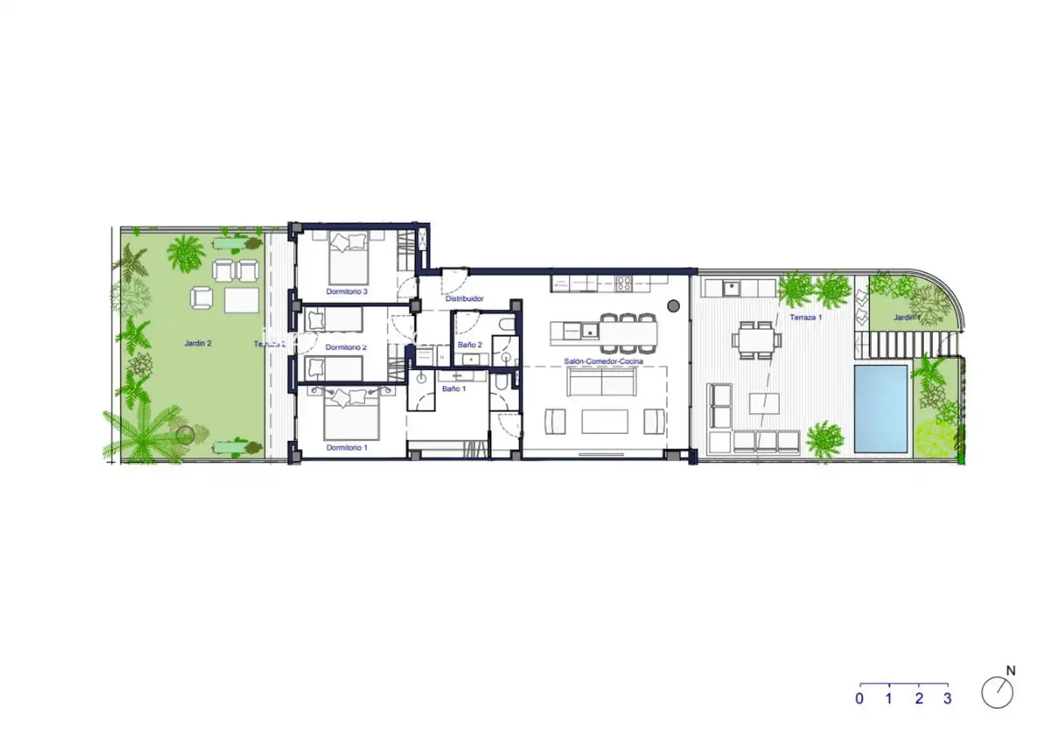 Wohnung mit Pool zum Verkauf in Joaquin Gadea, imagen 25