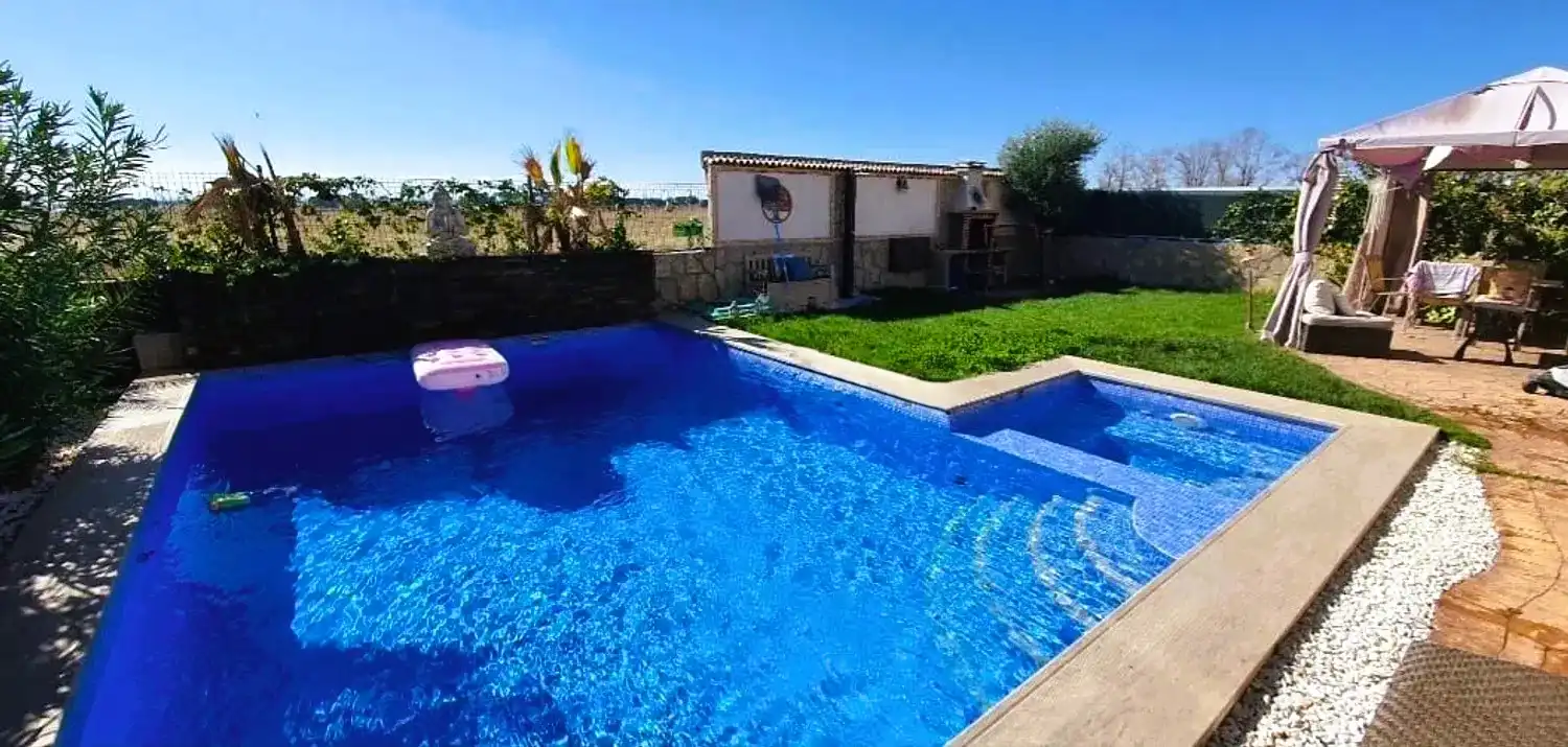 Schwimmbecken von Haus oder Chalet zum Verkauf in Barcience mit Klimaanlage, Heizung und Privatgarten
