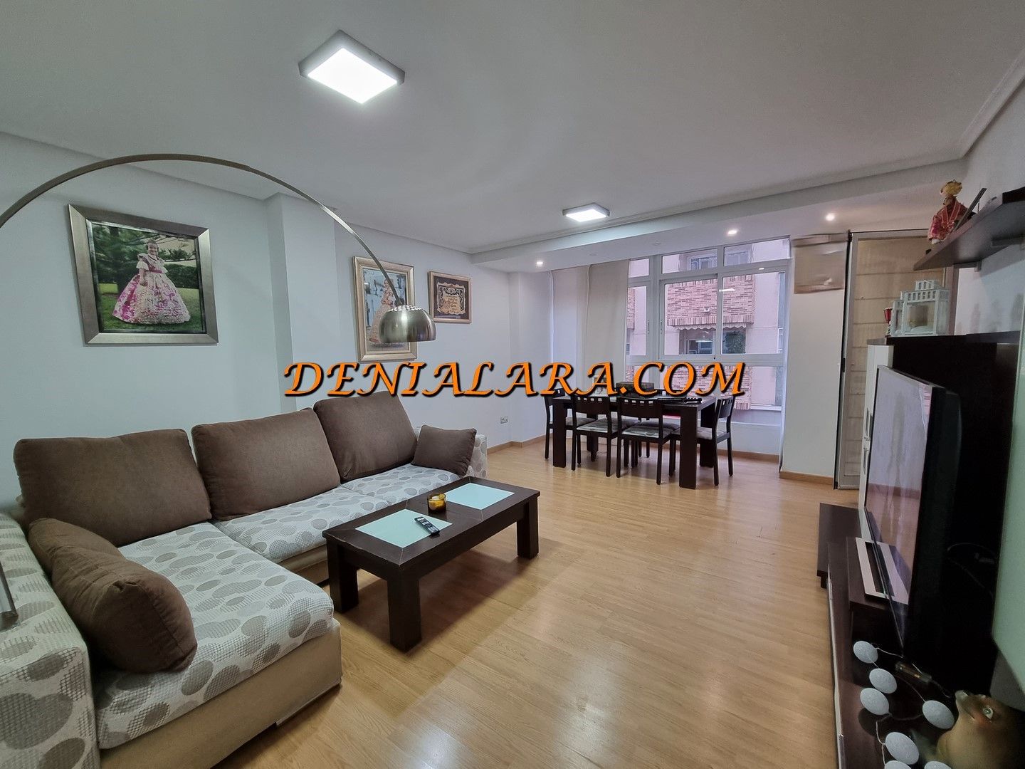 Sala de estar de Piso en venta en Dénia con Aire acondicionado, Terraza y Trastero