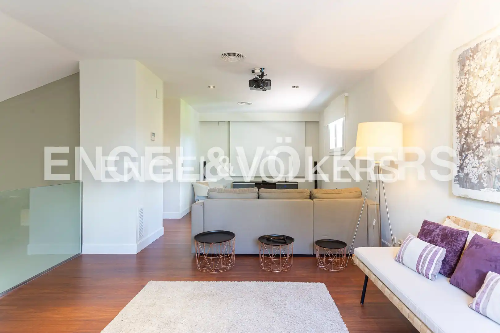 Living room of Houses for rent in Boadilla del Monte  with Air Conditioner, Heating and Private garden