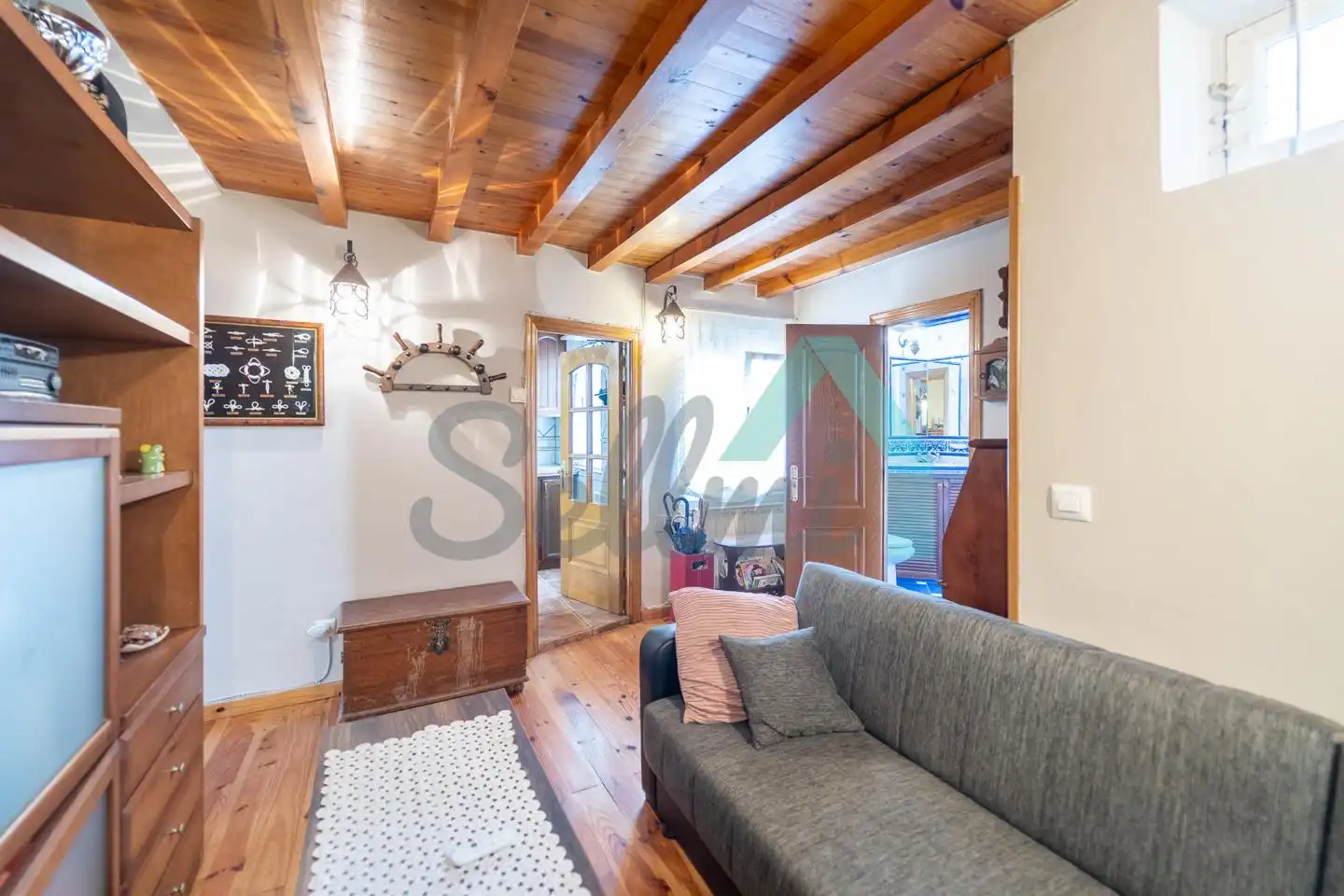 Wohnzimmer von Maisonette zum Verkauf in Valdés - Luarca mit Heizung und Parkett