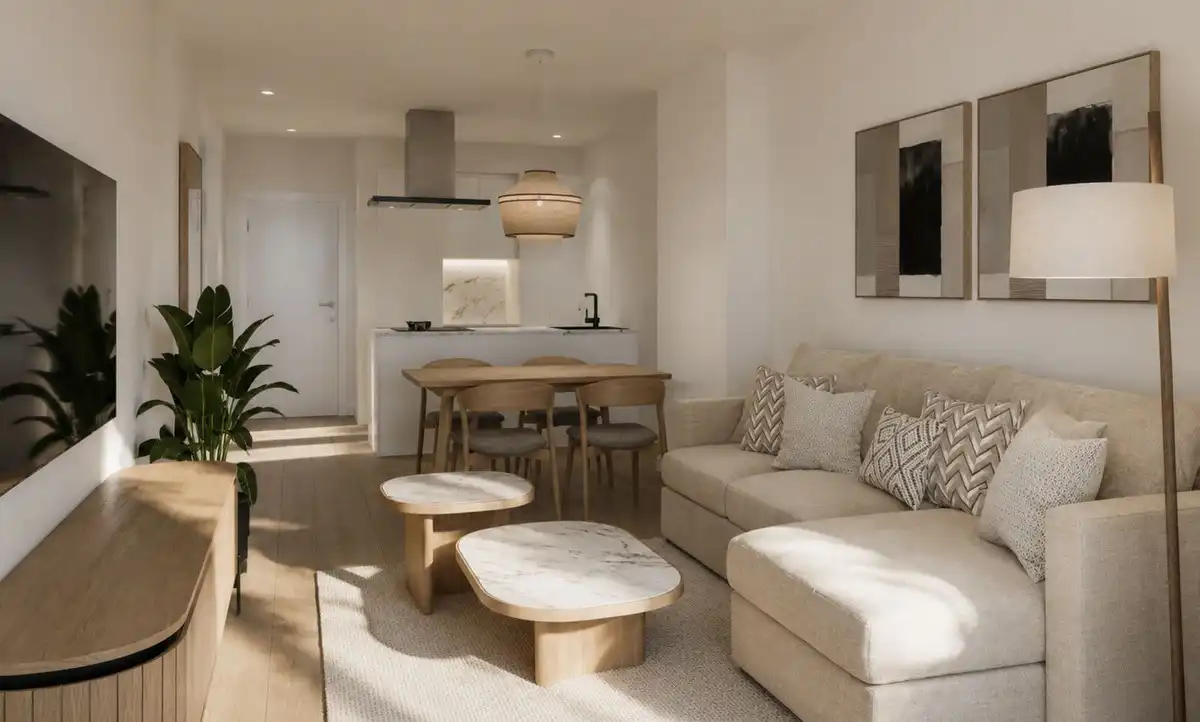 Sala d'estar de Planta baixa en venda en La Alcaidesa amb Aire condicionat, Jardí privat i Terrassa